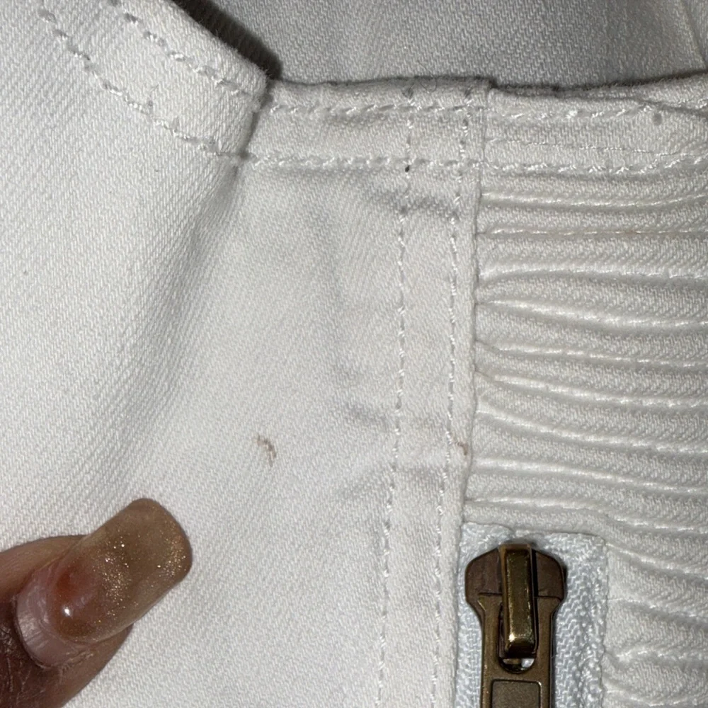 Black Premium Men's White Skinny Flex Jeans Size 32 / 34 #115 🏷️ - Picture 9 of 16